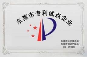 东莞市专利试点企业